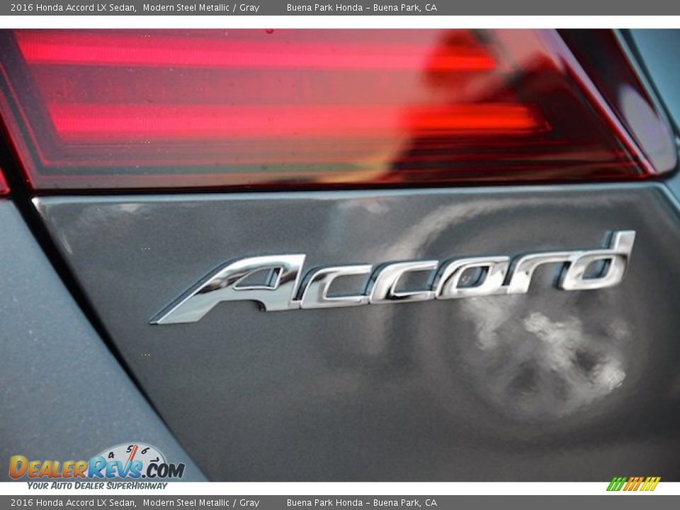 2016 Honda Accord LX Sedan Modern Steel Metallic / Gray Photo #3