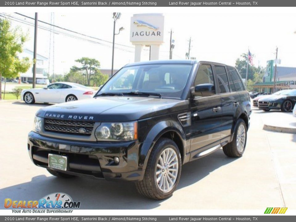 2010 Land Rover Range Rover Sport HSE Santorini Black / Almond/Nutmeg Stitching Photo #7