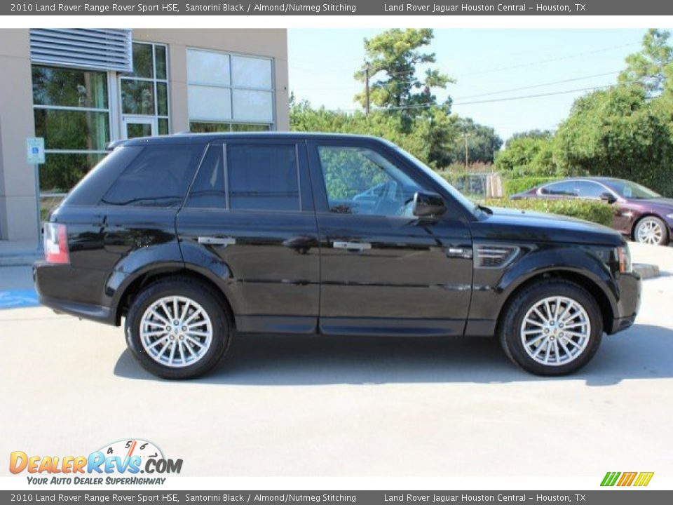 2010 Land Rover Range Rover Sport HSE Santorini Black / Almond/Nutmeg Stitching Photo #12