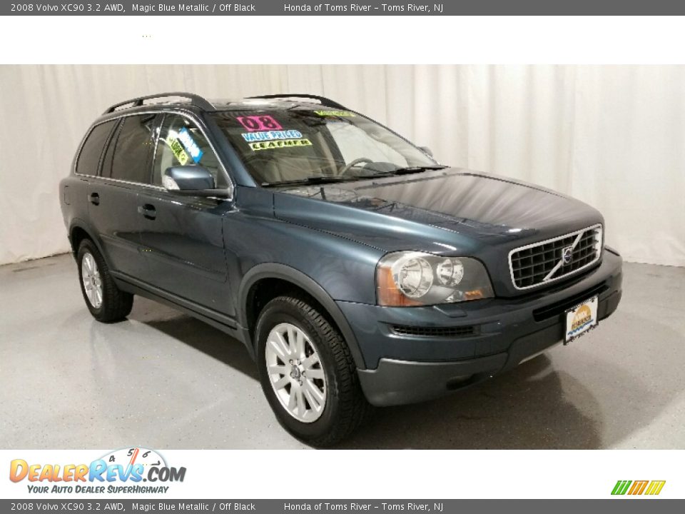 2008 Volvo XC90 3.2 AWD Magic Blue Metallic / Off Black Photo #3