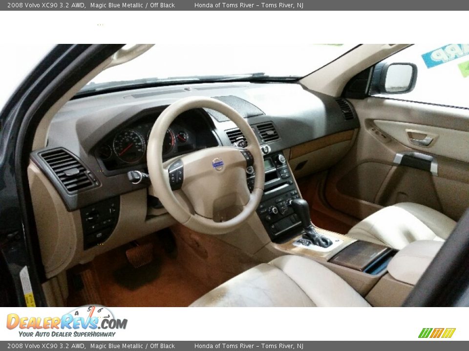 2008 Volvo XC90 3.2 AWD Magic Blue Metallic / Off Black Photo #24