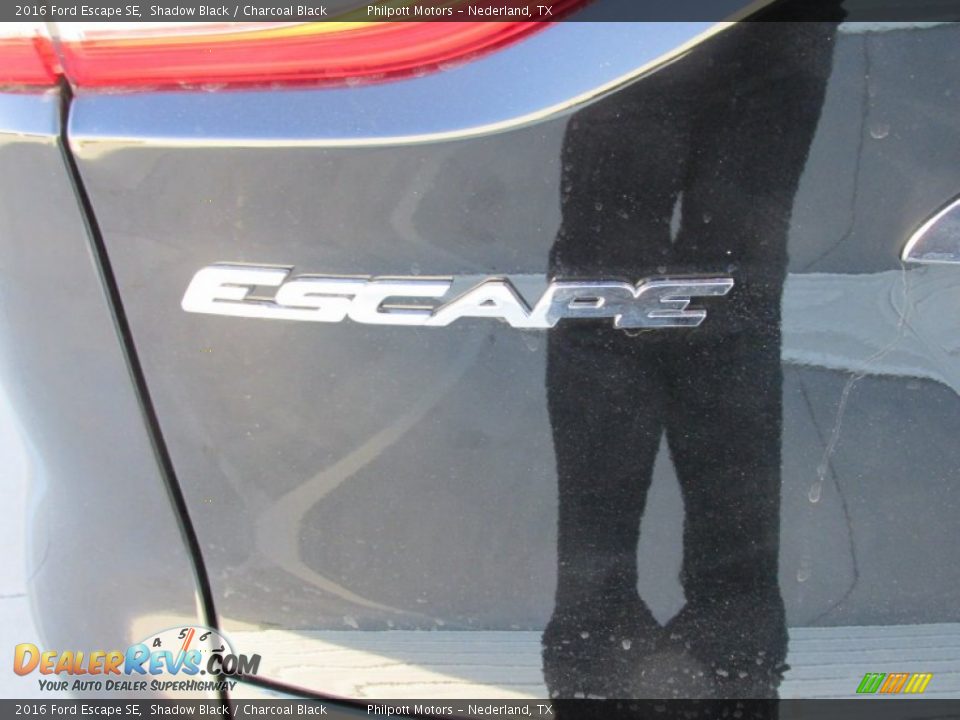 2016 Ford Escape SE Shadow Black / Charcoal Black Photo #13