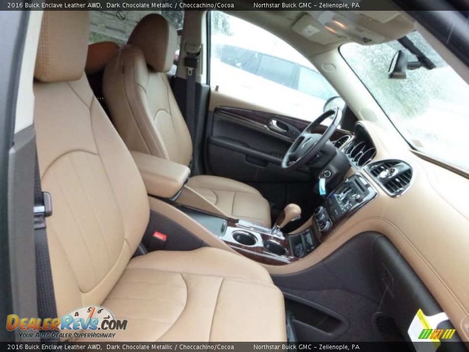 Front Seat of 2016 Buick Enclave Leather AWD Photo #10