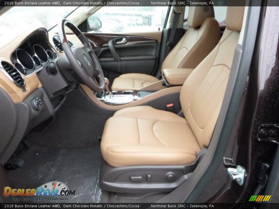 Front Seat of 2016 Buick Enclave Leather AWD Photo #15