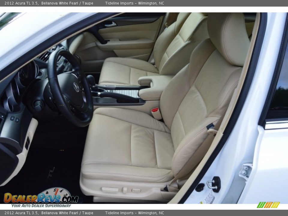 2012 Acura TL 3.5 Bellanova White Pearl / Taupe Photo #3