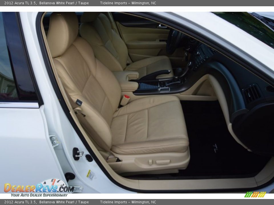 2012 Acura TL 3.5 Bellanova White Pearl / Taupe Photo #4