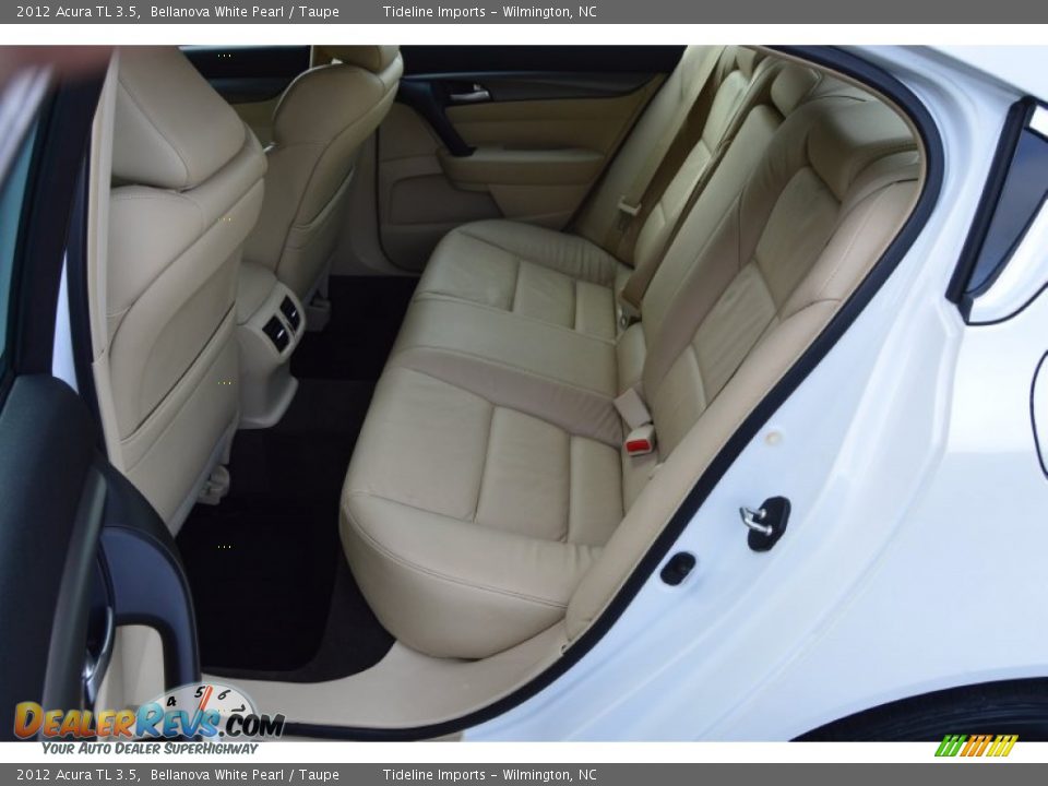 2012 Acura TL 3.5 Bellanova White Pearl / Taupe Photo #5
