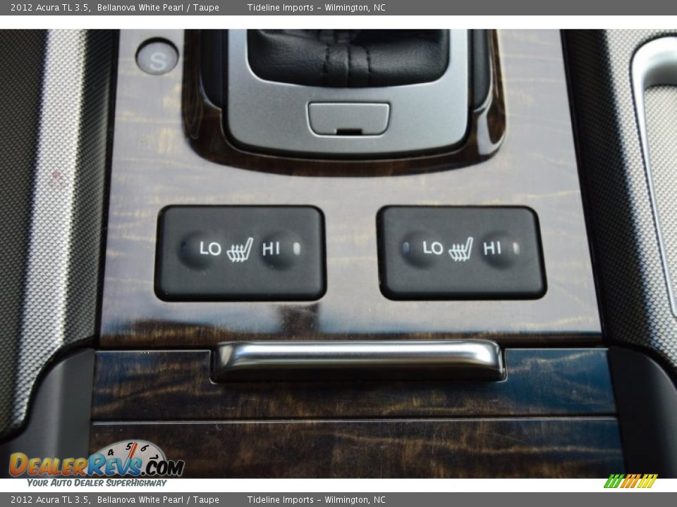2012 Acura TL 3.5 Bellanova White Pearl / Taupe Photo #9
