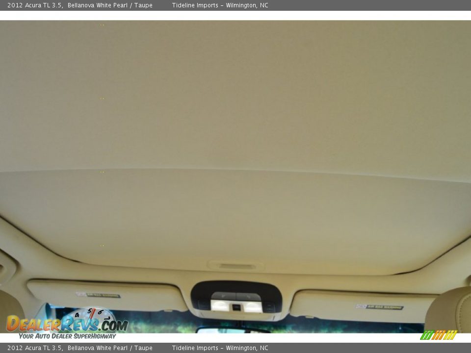 2012 Acura TL 3.5 Bellanova White Pearl / Taupe Photo #14