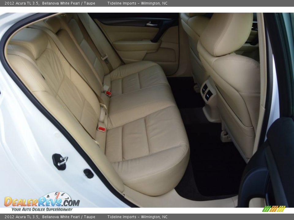 2012 Acura TL 3.5 Bellanova White Pearl / Taupe Photo #17