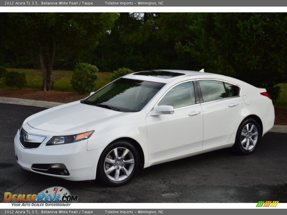 2012 Acura TL 3.5 Bellanova White Pearl / Taupe Photo #18