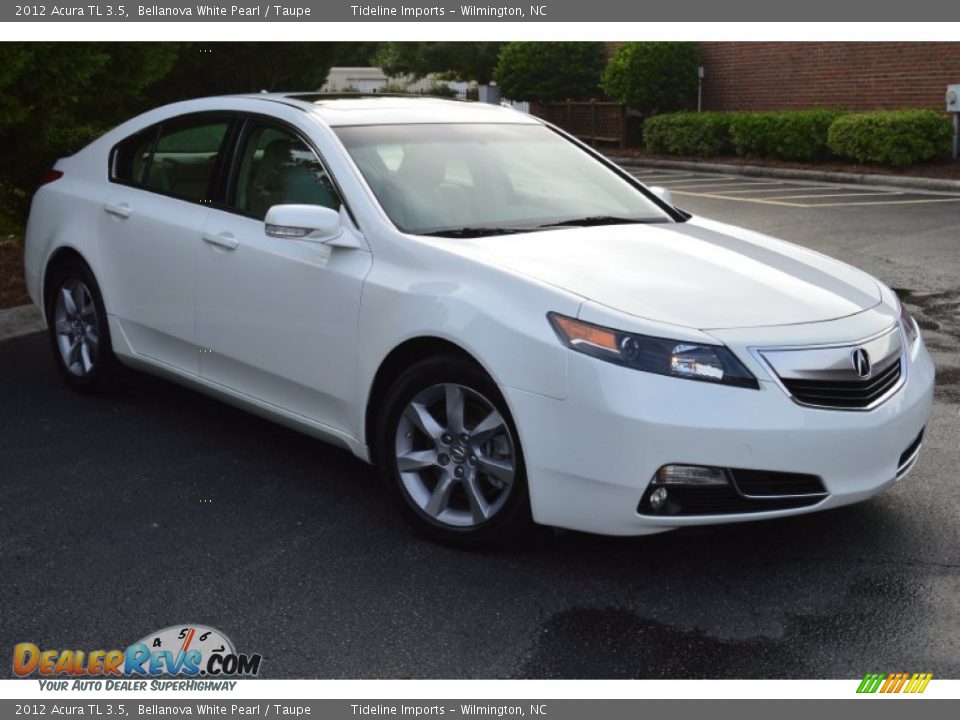 2012 Acura TL 3.5 Bellanova White Pearl / Taupe Photo #19