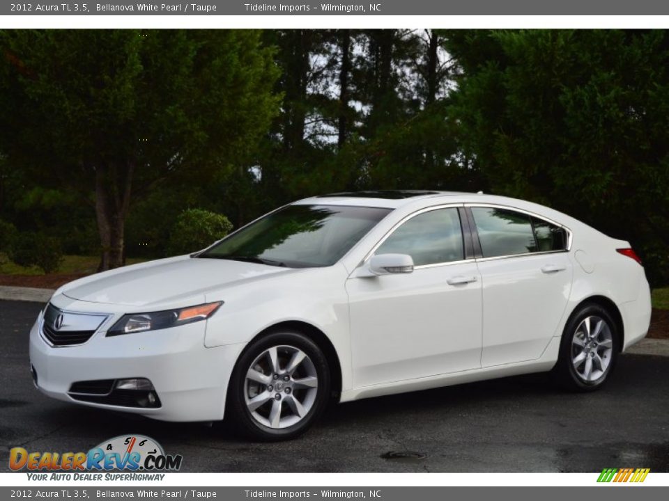 2012 Acura TL 3.5 Bellanova White Pearl / Taupe Photo #20