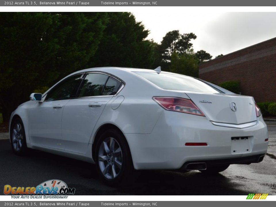 2012 Acura TL 3.5 Bellanova White Pearl / Taupe Photo #21