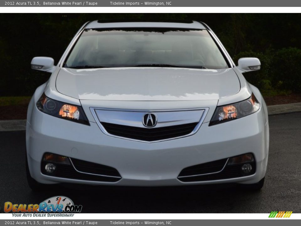 2012 Acura TL 3.5 Bellanova White Pearl / Taupe Photo #24
