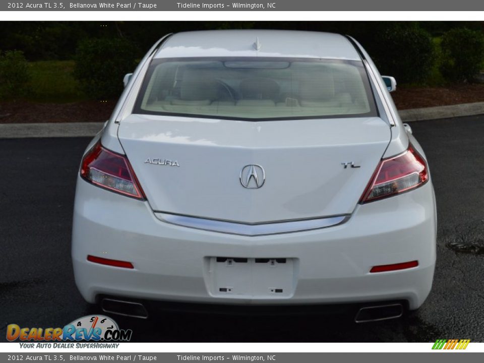2012 Acura TL 3.5 Bellanova White Pearl / Taupe Photo #25