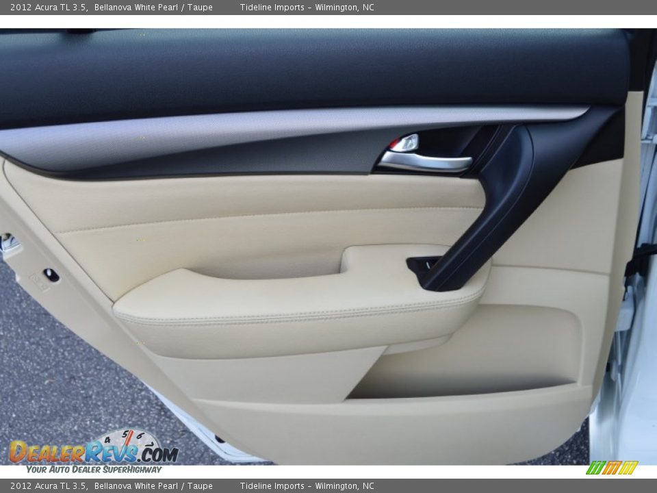 2012 Acura TL 3.5 Bellanova White Pearl / Taupe Photo #28