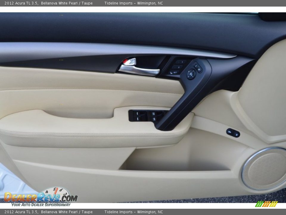 2012 Acura TL 3.5 Bellanova White Pearl / Taupe Photo #29