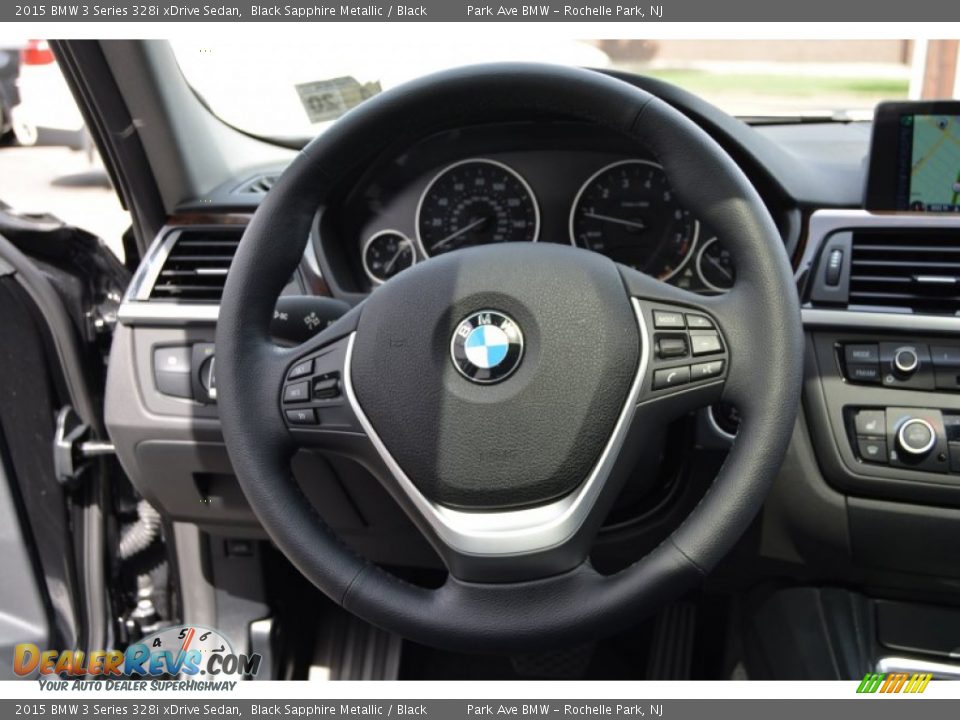 2015 BMW 3 Series 328i xDrive Sedan Black Sapphire Metallic / Black Photo #18