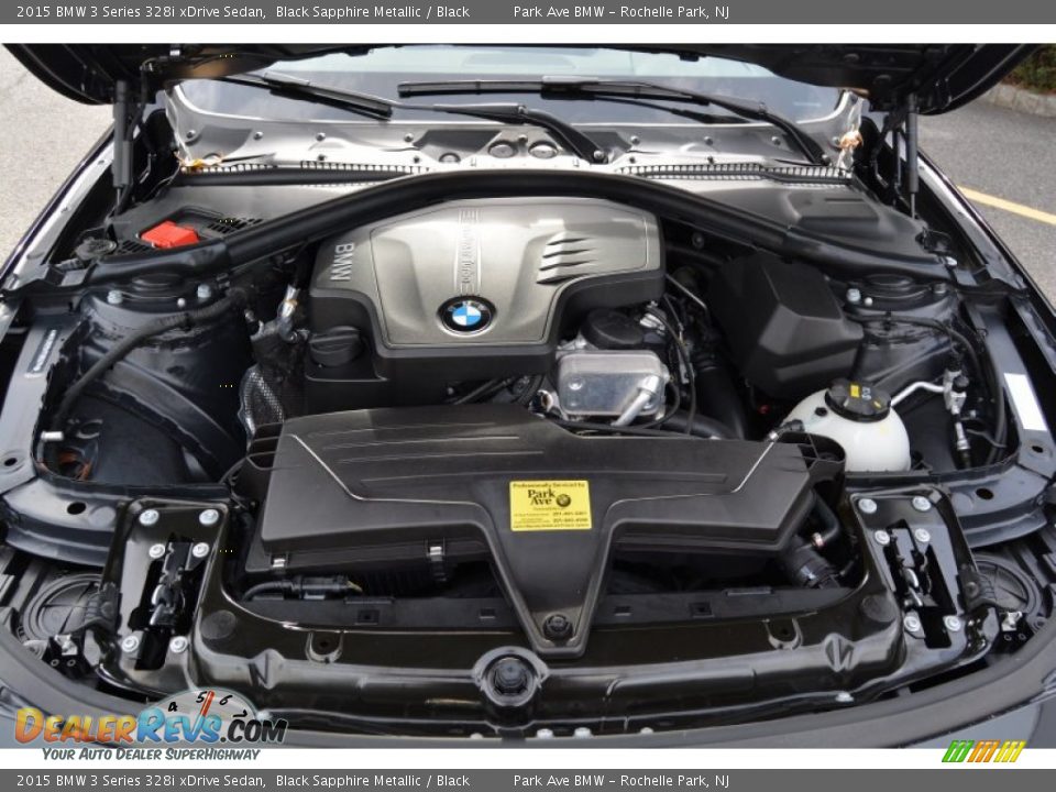 2015 BMW 3 Series 328i xDrive Sedan Black Sapphire Metallic / Black Photo #30