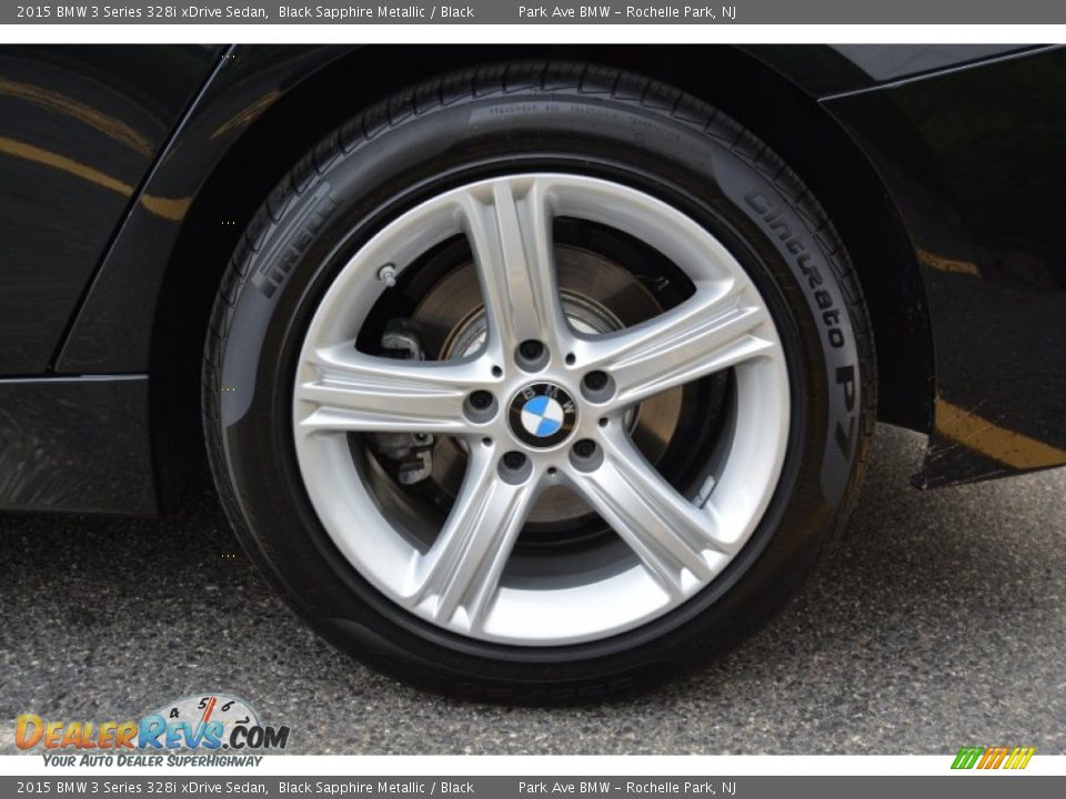 2015 BMW 3 Series 328i xDrive Sedan Black Sapphire Metallic / Black Photo #32