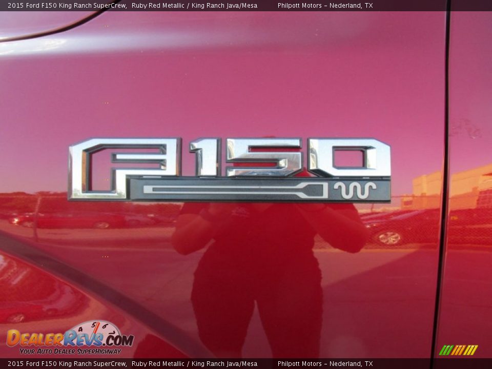2015 Ford F150 King Ranch SuperCrew Ruby Red Metallic / King Ranch Java/Mesa Photo #13