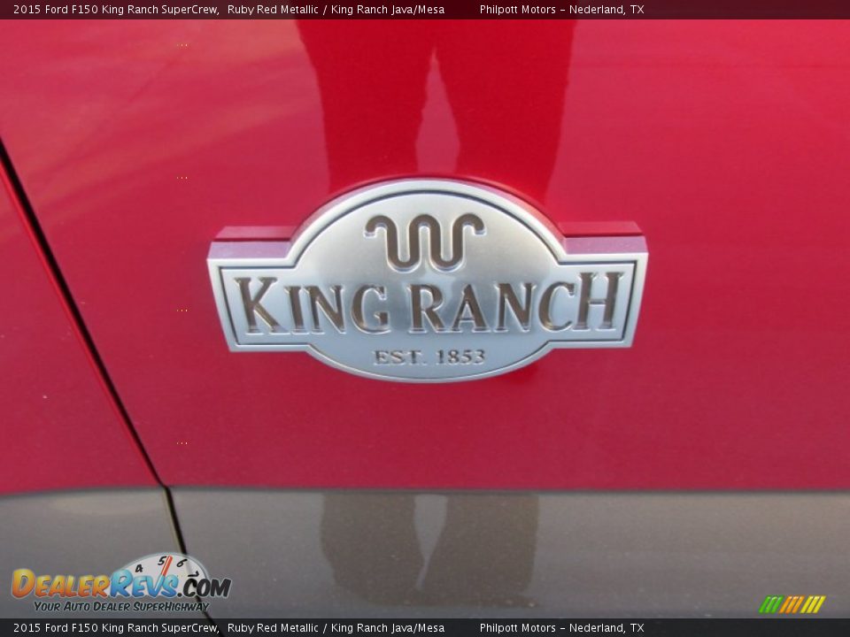2015 Ford F150 King Ranch SuperCrew Ruby Red Metallic / King Ranch Java/Mesa Photo #14