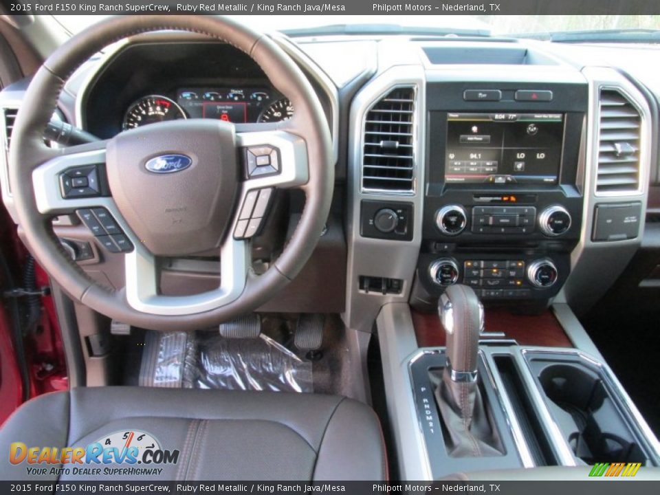 Dashboard of 2015 Ford F150 King Ranch SuperCrew Photo #24