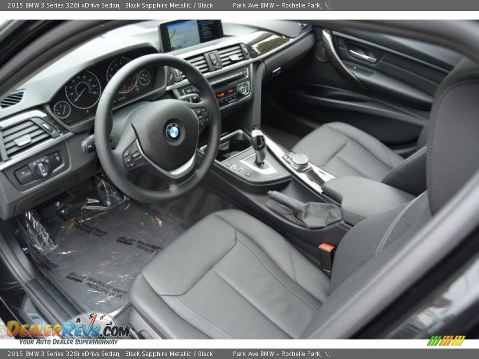 2015 BMW 3 Series 328i xDrive Sedan Black Sapphire Metallic / Black Photo #11