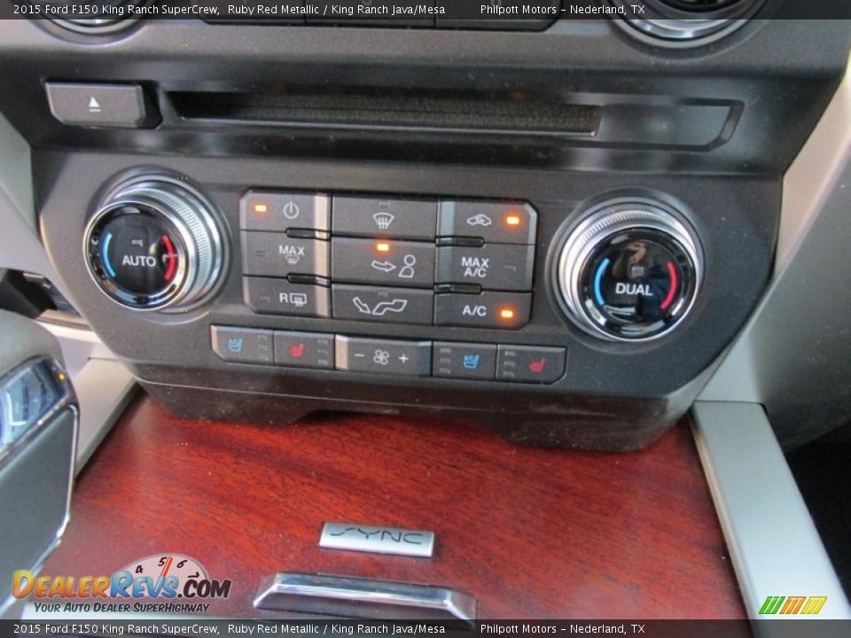 Controls of 2015 Ford F150 King Ranch SuperCrew Photo #28