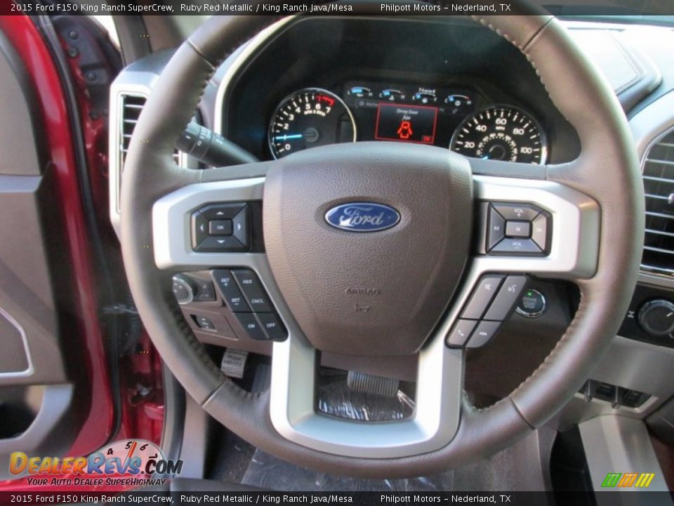 2015 Ford F150 King Ranch SuperCrew Steering Wheel Photo #33