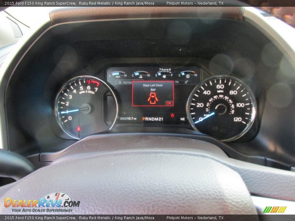 2015 Ford F150 King Ranch SuperCrew Gauges Photo #34