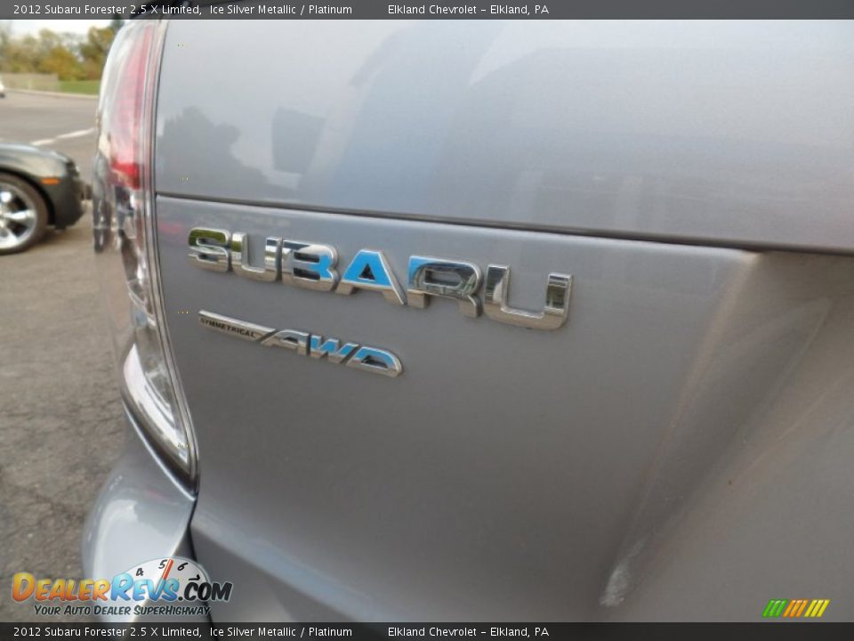 2012 Subaru Forester 2.5 X Limited Ice Silver Metallic / Platinum Photo #10