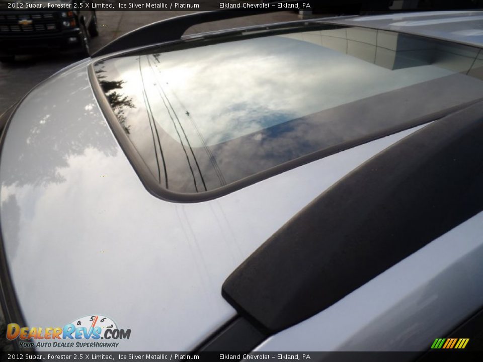 2012 Subaru Forester 2.5 X Limited Ice Silver Metallic / Platinum Photo #12