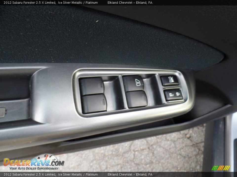 2012 Subaru Forester 2.5 X Limited Ice Silver Metallic / Platinum Photo #15