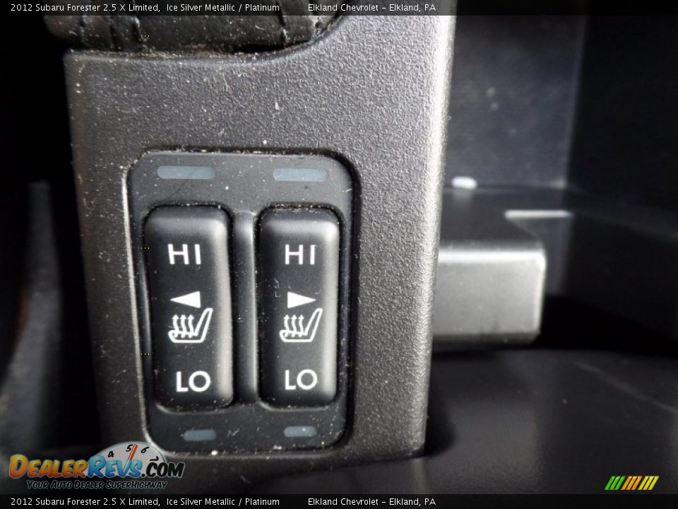 2012 Subaru Forester 2.5 X Limited Ice Silver Metallic / Platinum Photo #31