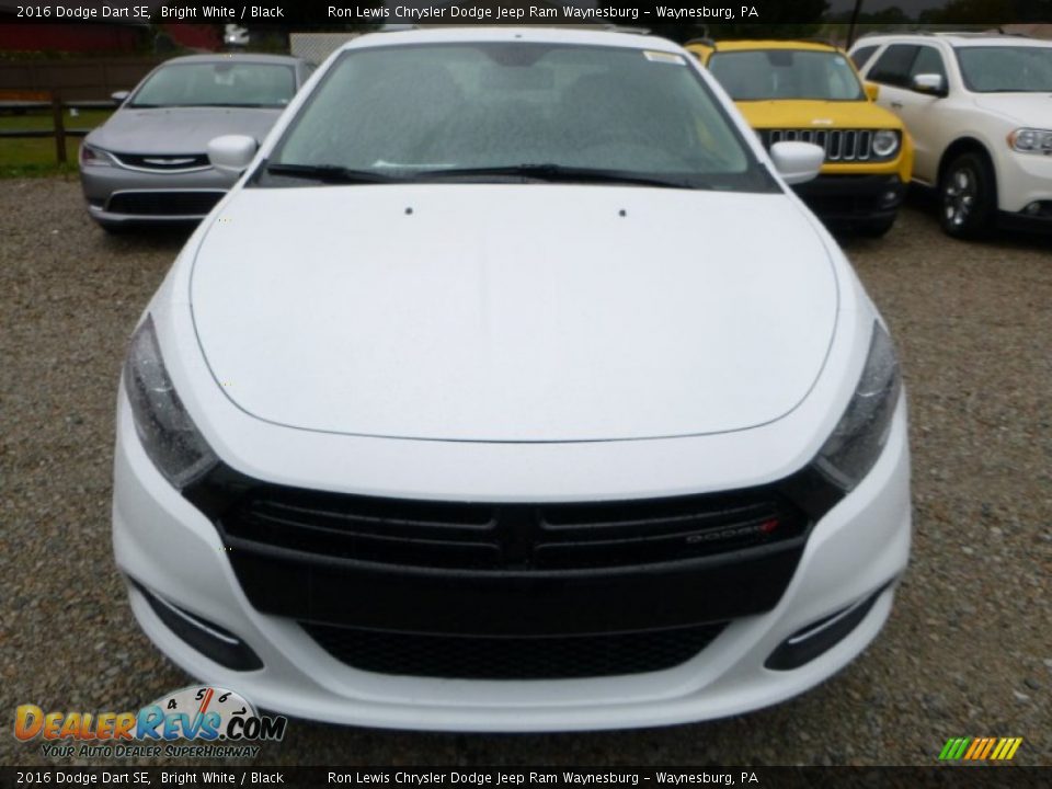2016 Dodge Dart SE Bright White / Black Photo #12