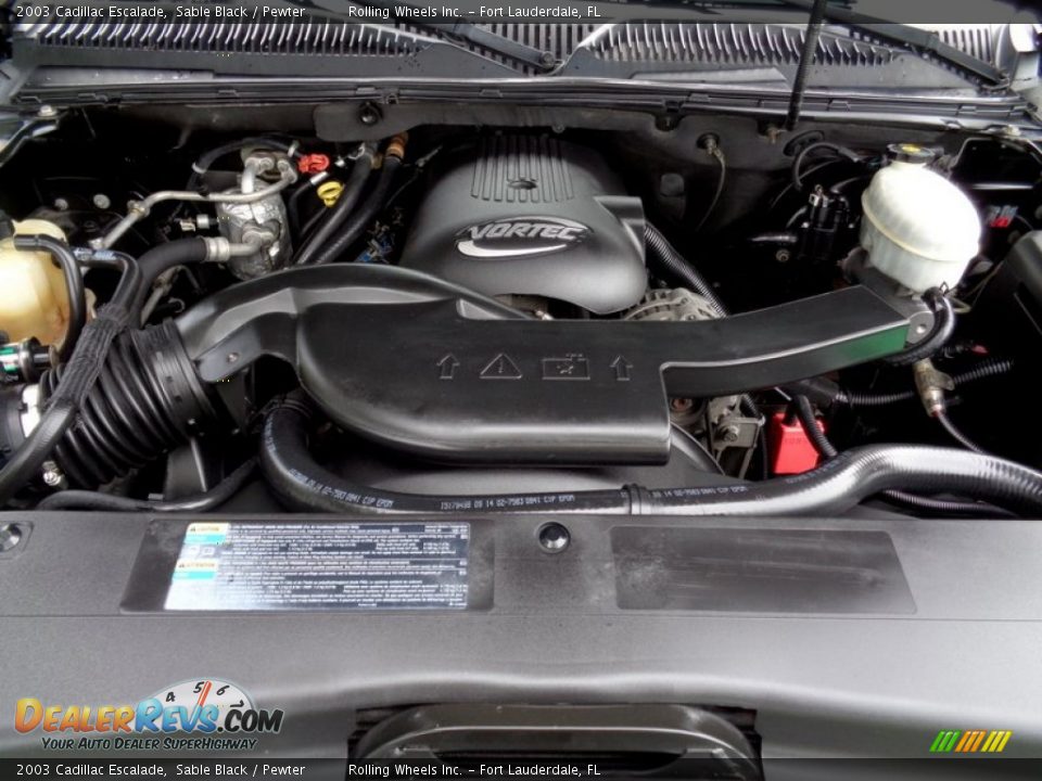 2003 Cadillac Escalade  5.3 Liter OHV 16-Valve V8 Engine Photo #31