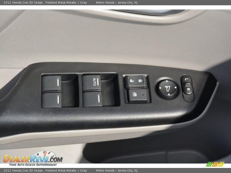 2012 Honda Civic EX Sedan Polished Metal Metallic / Gray Photo #10