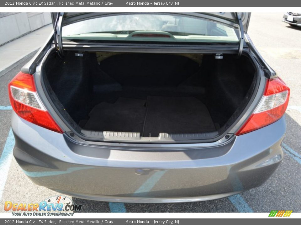 2012 Honda Civic EX Sedan Polished Metal Metallic / Gray Photo #21