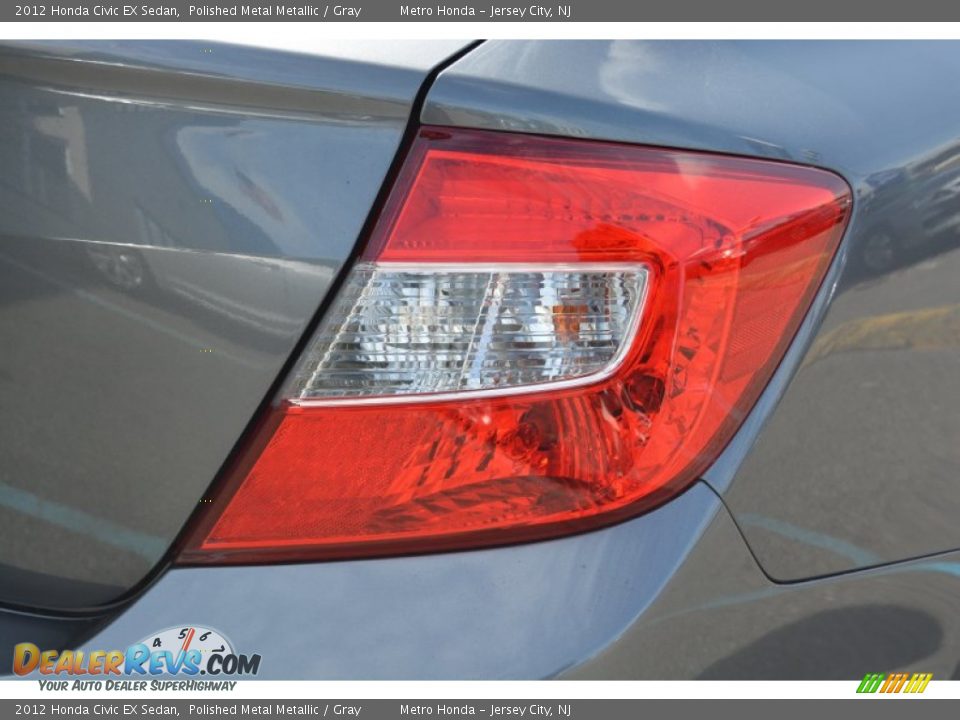 2012 Honda Civic EX Sedan Polished Metal Metallic / Gray Photo #22
