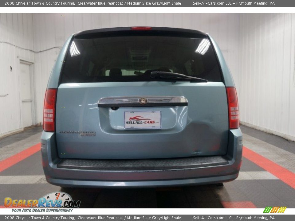 2008 Chrysler Town & Country Touring Clearwater Blue Pearlcoat / Medium Slate Gray/Light Shale Photo #9