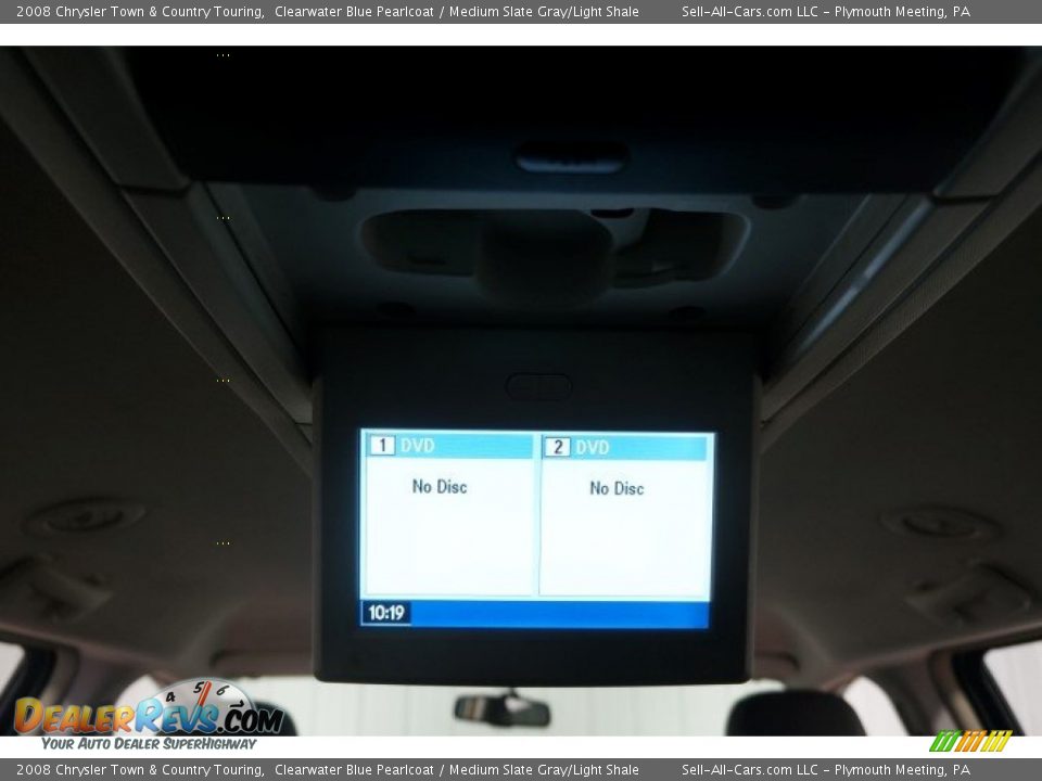 2008 Chrysler Town & Country Touring Clearwater Blue Pearlcoat / Medium Slate Gray/Light Shale Photo #23
