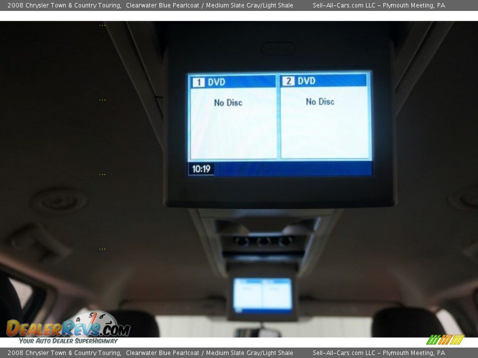 2008 Chrysler Town & Country Touring Clearwater Blue Pearlcoat / Medium Slate Gray/Light Shale Photo #24