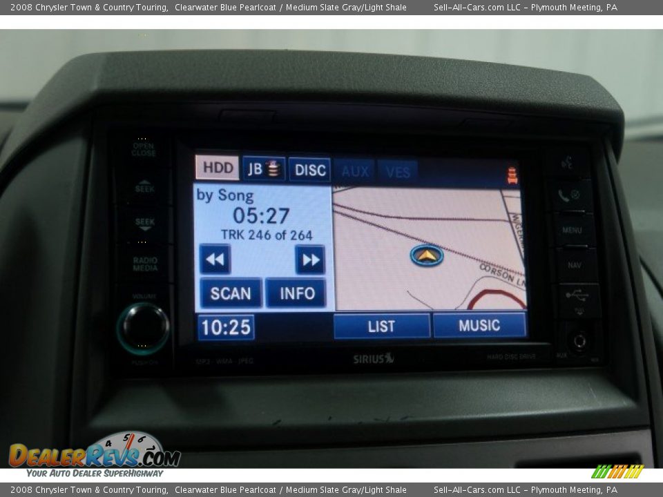 2008 Chrysler Town & Country Touring Clearwater Blue Pearlcoat / Medium Slate Gray/Light Shale Photo #32