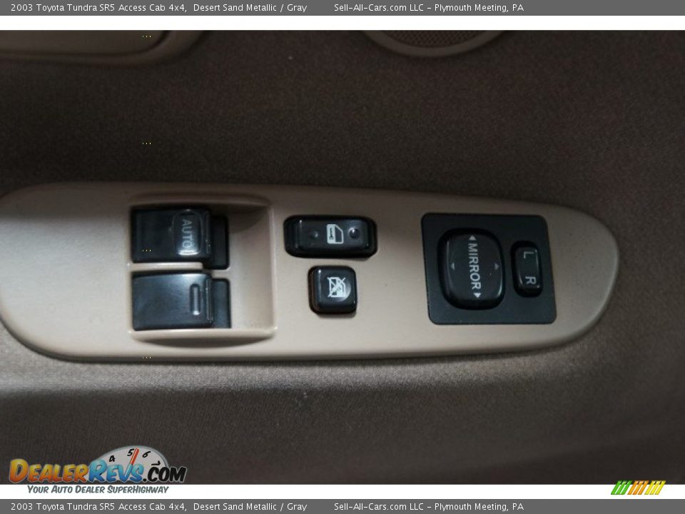 2003 Toyota Tundra SR5 Access Cab 4x4 Desert Sand Metallic / Gray Photo #13