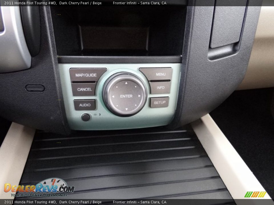 2011 Honda Pilot Touring 4WD Dark Cherry Pearl / Beige Photo #30