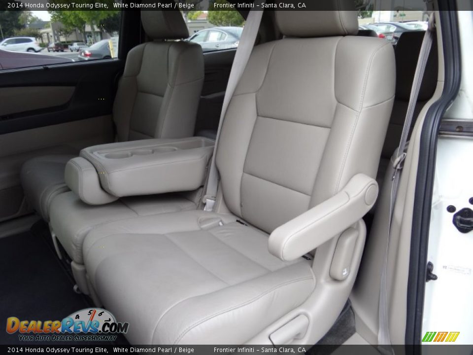 Rear Seat of 2014 Honda Odyssey Touring Elite Photo #26