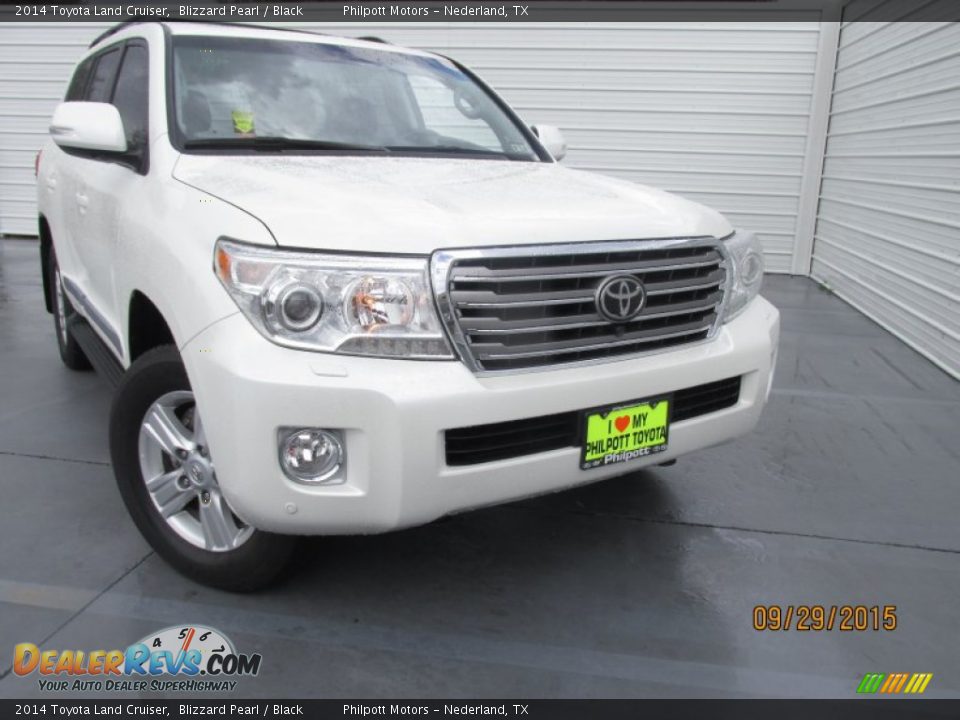 2014 Toyota Land Cruiser Blizzard Pearl / Black Photo #1