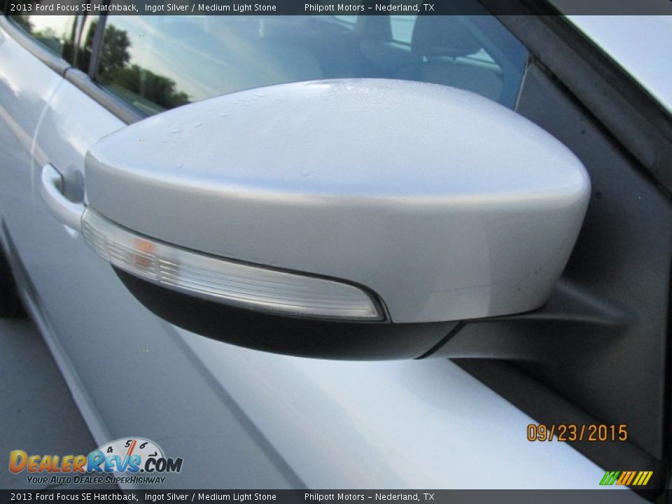 2013 Ford Focus SE Hatchback Ingot Silver / Medium Light Stone Photo #22